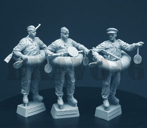 ブラボー6 35150 1/35 ソビエト赤軍兵. MPK 渡河装備(3体)