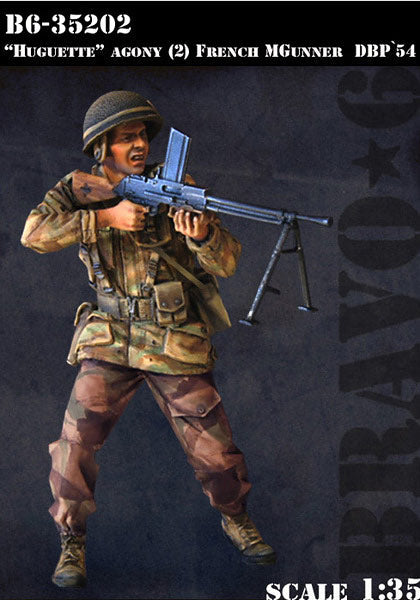 ブラボー6 35202 1/35 フランス兵士(2)機銃手 ディエン・ビエン・フー'54