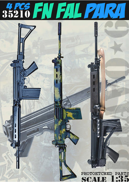ブラボー6 35210 1/35 FN-FAL PARA自動小銃(4個入)