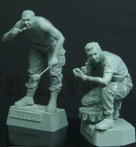 ブラボー6 35301 1/35 アメリカ 歩兵ベトナム"グッド・モーニングアメリカ"(2体セット)
