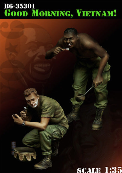 ブラボー6 35301 1/35 アメリカ 歩兵ベトナム"グッド・モーニングアメリカ"(2体セット)