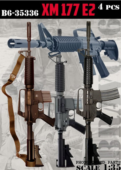 ブラボー6 35336 1/35 ベトナム戦争・現用 アメリカ XM177E2(4個入)
