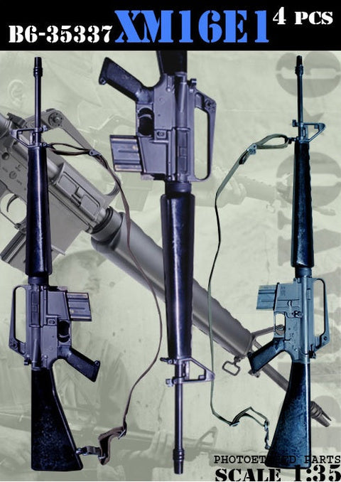 ブラボー6 35337 1/35 現用 アメリカ陸軍 XM16E1試作小銃(4個入)