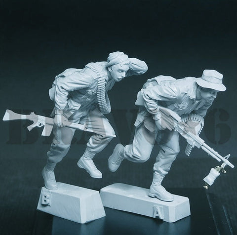 ブラボー6 35342 1/35 ベトナム戦争 オーストラリア陸軍 RAR歩兵（4）火点移動する機関銃チームRAR歩兵(4)