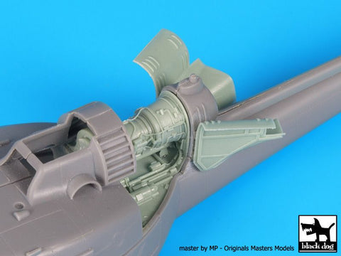 ブラックドッグ A48062 1/48 UH-1 Cエンジン (ホビーボス用)