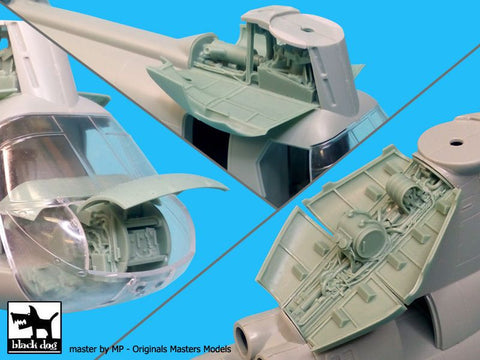 ブラックドッグ A48067 1/48 CH-46 ブルフロッグ ビッグセット（アカデミー用）