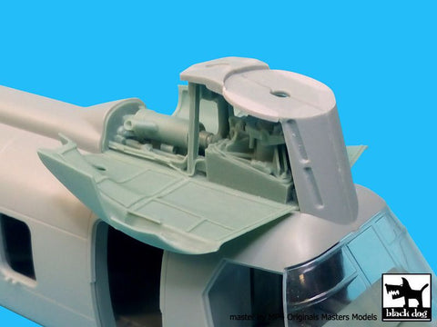 ブラックドッグ A48067 1/48 CH-46 ブルフロッグ ビッグセット（アカデミー用）