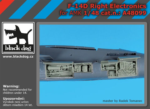 ブラックドッグ A48099 1/48 F-14 D 電子機器 （ライト） （AMK用）
