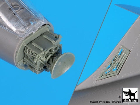 ブラックドッグ A48106 1/48 F104 レーダー+テール （キネティック用）