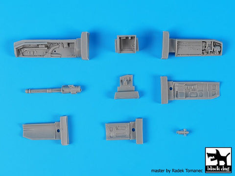 ブラックドッグ A48107 1/48 F-104 電子機器+カノン砲 （キネティック用）