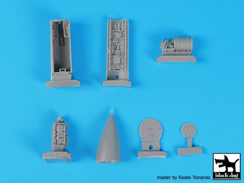 ブラックドッグ A48109 1/48 F-18 C レーダー＋機関砲 （キネティック用）