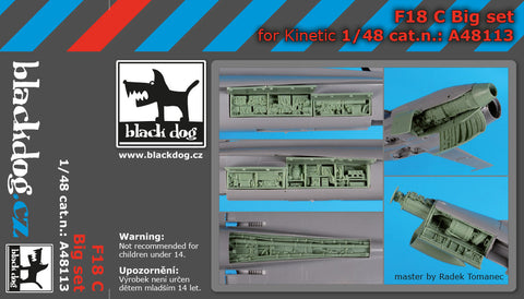 ブラックドッグ A48113 1/48 F-18 C ビッグセット （キネティック用）