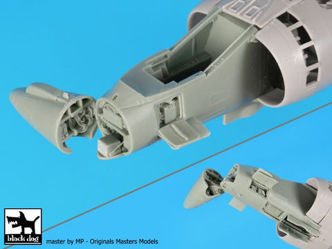 ブラックドッグ A48121 1/48 ハリアー GR 7 レーダー+電子機器 （ハセガワ用）