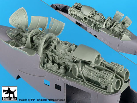 ブラックドッグ A48146 1/48 Mi-24 ハインド エンジン （ズベズダ用）