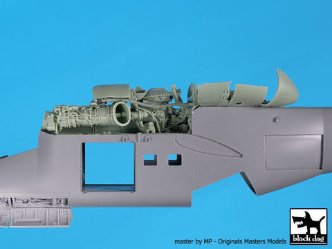 ブラックドッグ A48146 1/48 Mi-24 ハインド エンジン （ズベズダ用）