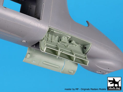 ブラックドッグ A48147 1/48 Mi-24 ハインド カノン砲 + 電子機器 （ズベズダ用）