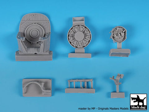 ブラックドッグ A48149 1/48 H-34 エンジン （トランぺッター用）