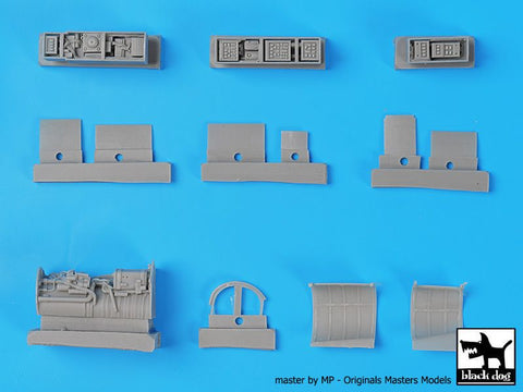 ブラックドッグ A48164 1/48 SU-25 エンジン+スパイン(ズベズダ用)