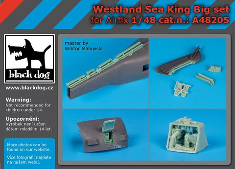 ブラックドッグ A48205 1/48 ウエストランド シーキング ビッグセット (エアフィックス用)