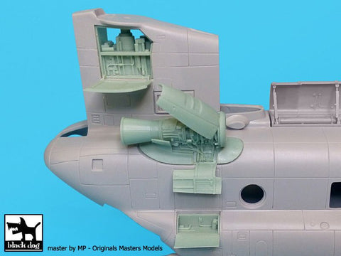 ブラックドッグ A72005 1/72 CH-47 チヌーク エンジン（イタレリ用）