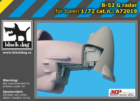 ブラックドッグ A72019 1/72 B-52 レーダー（イタレリ用）