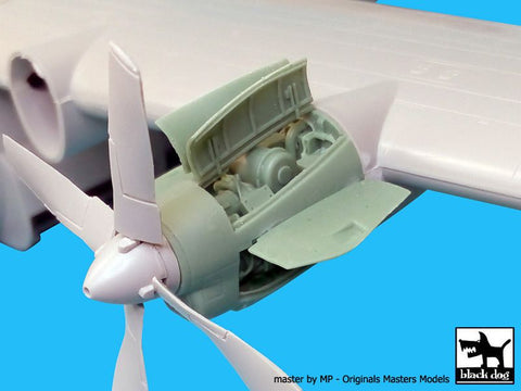 ブラックドッグ A72028 1/72 AC-130 H ハーキュリーズ 2エンジン（イタレリ用）