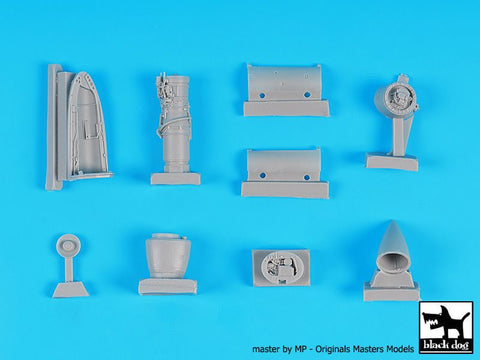 ブラックドッグ A72103 1/72 ブラックバーン バッカニア エンジン + レーダー （エアフィックス用）