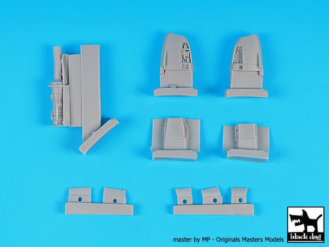 ブラックドッグ A72104 1/72 T-4 (練習機) エンジン+電子機器 （ホビーボス用）