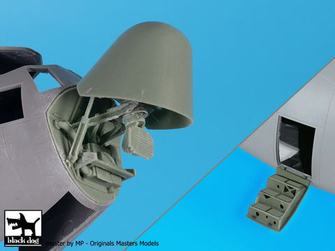 ブラックドッグ A72114 1/72 C-130H ハーキュリー ラダー・フロントドア(ズベズダ用)