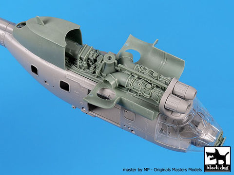 ブラックドッグ A72119 1/72 AS 332 シュペルピューマ エンジン+レーダー(イタレリ用)