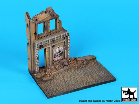 ブラックドッグ D48001 1/48 家の廃墟 ベース