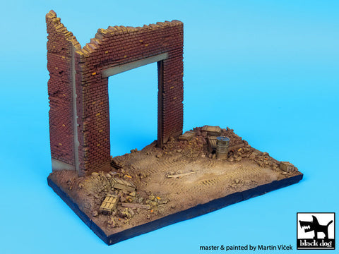 ブラックドッグ D72002 1/72 工場入口(125x75mm)