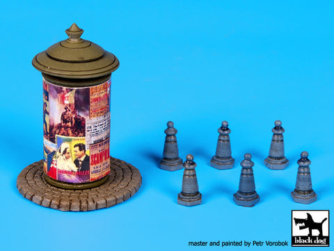 ブラックドッグ D72011 1/72 ポスターピラー ドイツ・イタリア