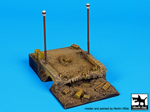 ブラックドッグ D72012 1/72 破壊された橋 ベース