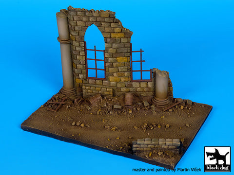 ブラックドッグ D72016 1/72 大聖堂の廃墟ベース