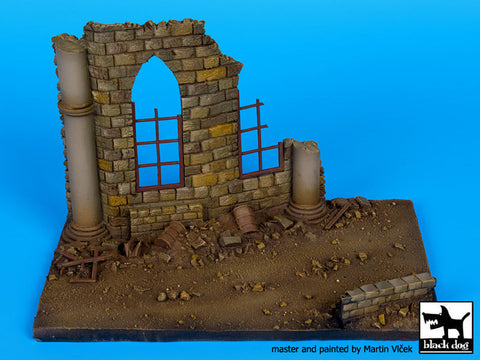 ブラックドッグ D72016 1/72 大聖堂の廃墟ベース