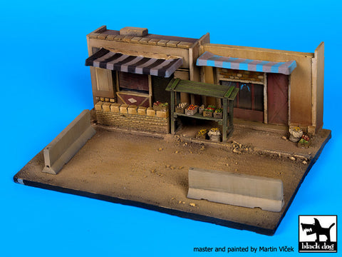 ブラックドッグ D72017 1/72 中近東マーケットベース