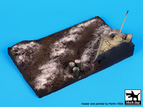 ブラックドッグ D72021 1/72 破壊された ヤークトパンサー ベース