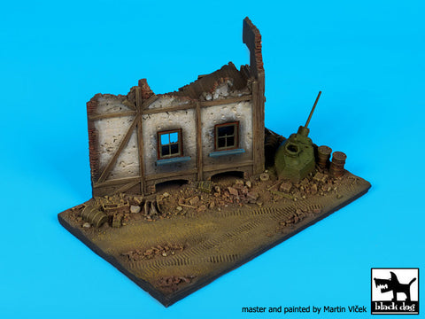 ブラックドッグ D72023 1/72 家屋跡のある通り No.2ベース