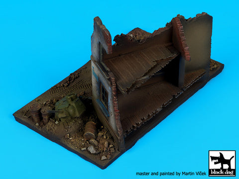 ブラックドッグ D72023 1/72 家屋跡のある通り No.2ベース