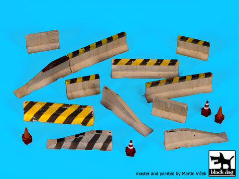 ブラックドッグ D72026 1/72 路上封鎖物 ロードブロック