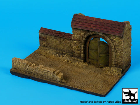 ブラックドッグ D72027 1/72 ゲートのある壁 No.2