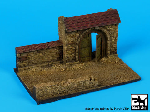 ブラックドッグ D72027 1/72 ゲートのある壁 No.2