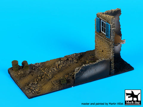 ブラックドッグ D72029 1/72 廃墟の家 イタリア ベース