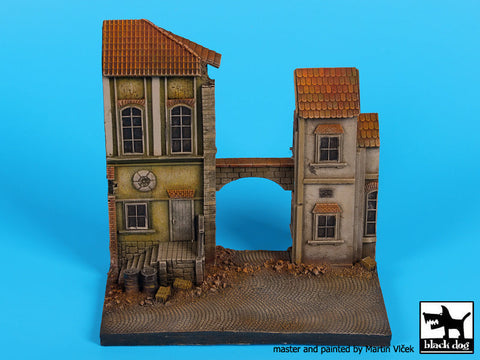 ブラックドッグ D72031 1/72 街 WWII ベース