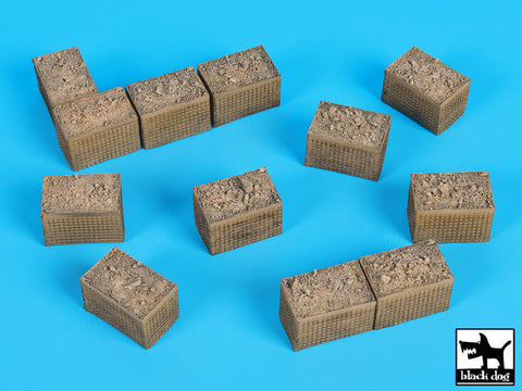 ブラックドッグ D72033 1/72 サンドバッグ型装甲壁（HESCO） 2