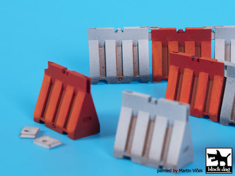 ブラックドッグ D72040 1/72 プラスチックロードブロック