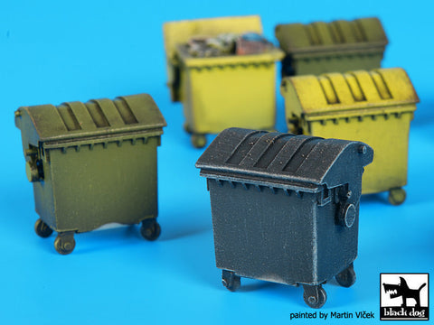 ブラックドッグ D72043 1/72 整理されたゴミ箱 2