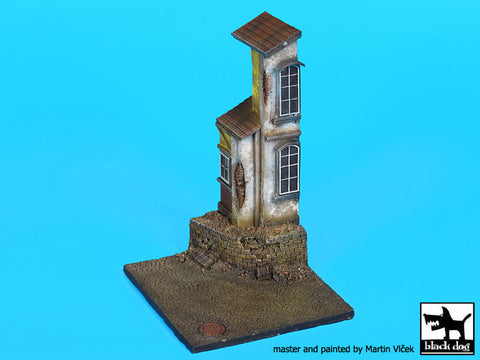 ブラックドッグ D72045 1/72 家の角 ベース