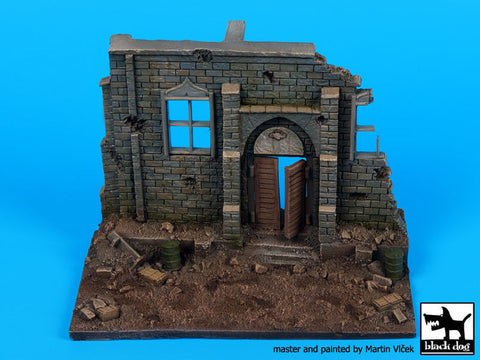 ブラックドッグ D72053 1/72 家屋跡のある通り No.3 ベース